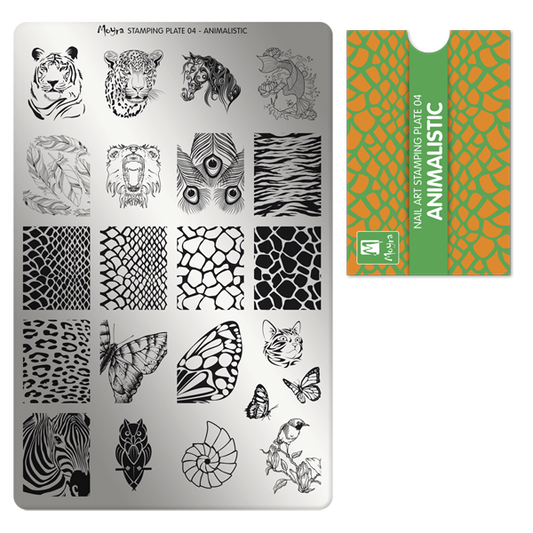 Moyra  Stamping Plate - 04 - Animalistic