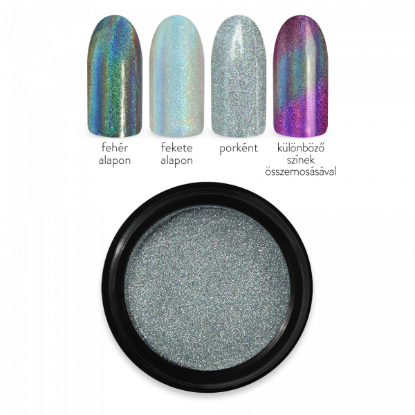 Moyra Holo Mirror Powder - 01 - Silver