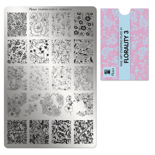 Moyra Stamping Plate - 41 - Florality 3