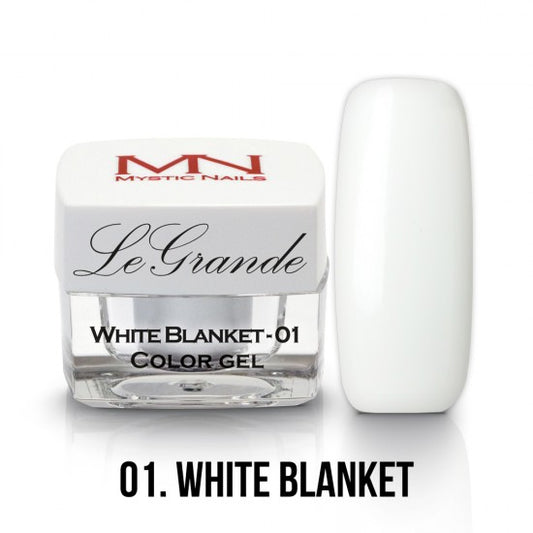 Mystic Nails - LeGrande Color Gel - no.001. - White Blanket - 4g