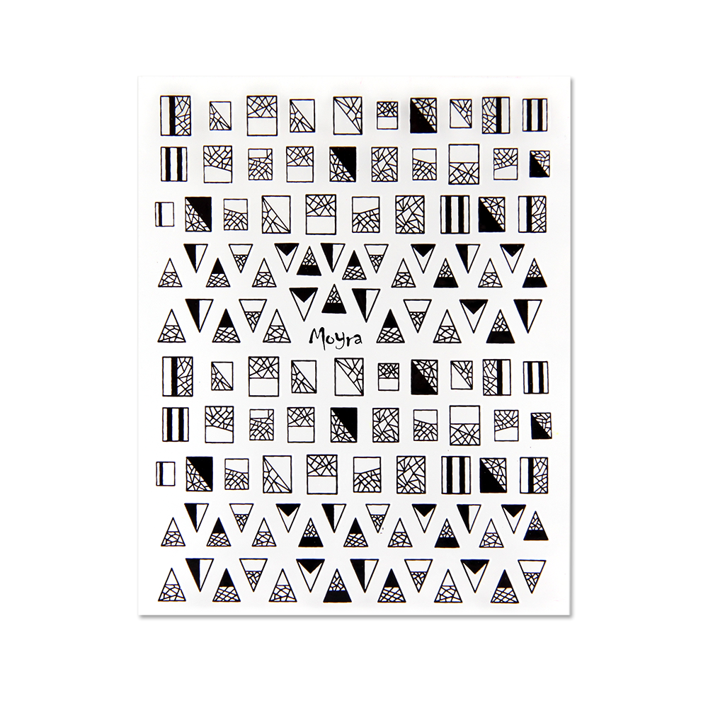 Moyra Nail Sticker (self-adhesive) - No.02 - Black