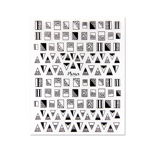 Moyra Nail Sticker (self-adhesive) - No.02 - Black