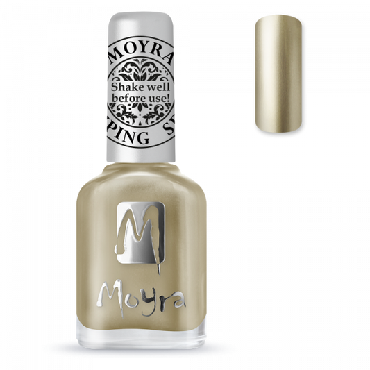 Moyra Stamping Nail Polish - SP24 - Chrome Gold
