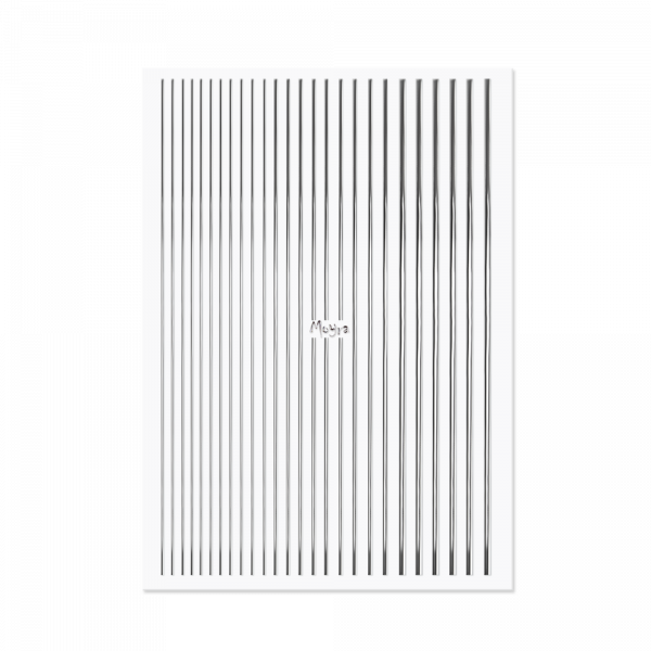 Moyra Nail Art Strips - No.02 - Silver