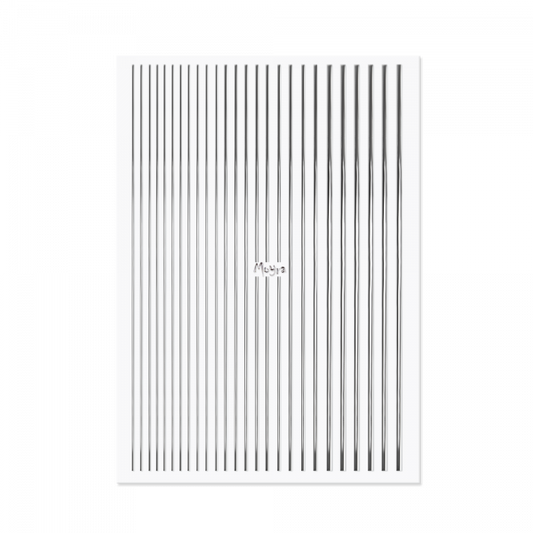 Moyra Nail Art Strips - No.02 - Silver