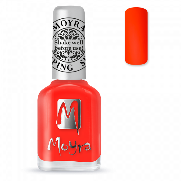 Moyra Stamping Nail Polish - SP20 - Neon red