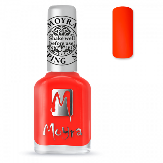 Moyra Stamping Nail Polish - SP20 - Neon red