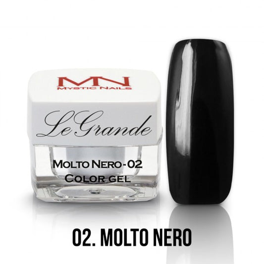 Mystic Nails - LeGrande Color Gel - no.002. - Molto Nero - 4g
