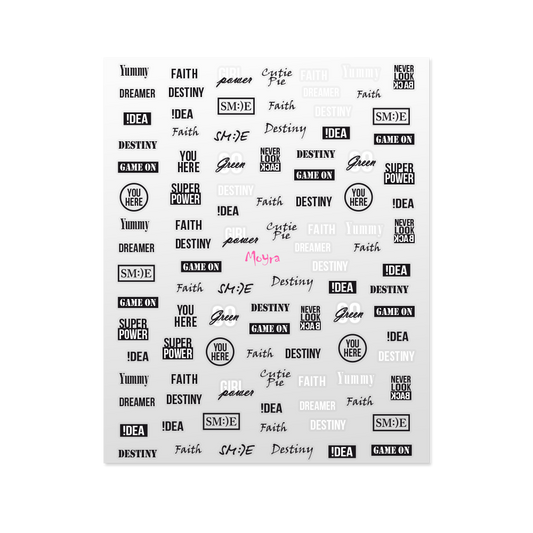 Moyra Nail Sticker (self-adhesive) - No.09