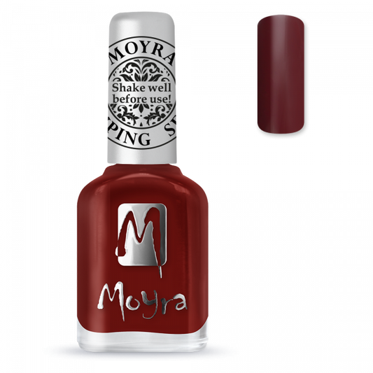 Moyra Stamping Nail Polish - SP03 - Burgundy Red
