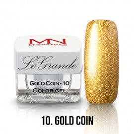 Mystic Nails - LeGrande Color Gel - no.010. - Gold Coin - 4g