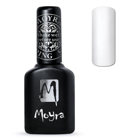 Moyra Foil Polish for Stamping - FP02 -  White