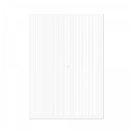 Moyra Nail Art Strips - No.04 - White