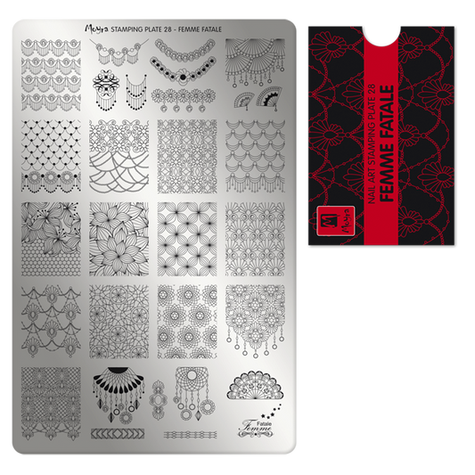 Moyra Stamping Plate - 28 - Femme fatale