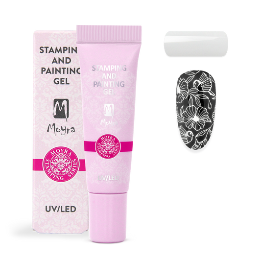 Moyra Stamping and painting gel - No.01 White