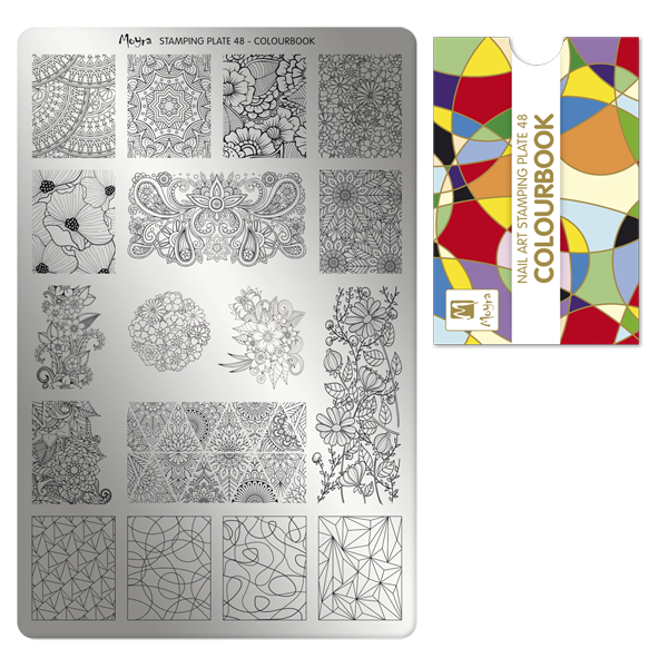 Moyra Stamping Plate - 48 - Colourbook