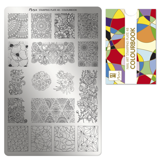 Moyra Stamping Plate - 48 - Colourbook
