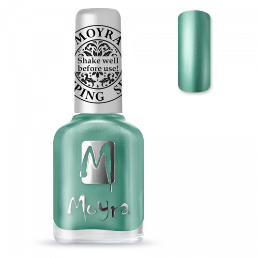 Moyra Stamping Nail Polish - SP27 - Chrome green