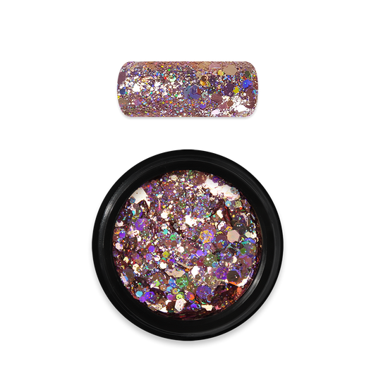Moyra - Holo glitter mix - 06 - Rose Gold