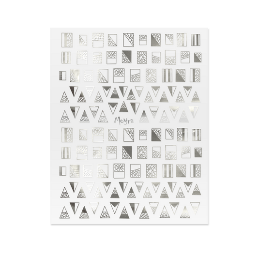 Moyra Nail Sticker (self-adhesive) - No.03. - Silver
