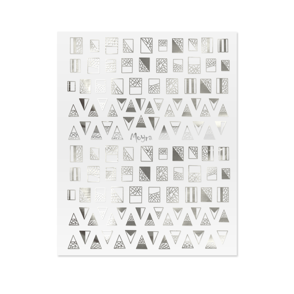 Moyra Nail Sticker (self-adhesive) - No.03. - Silver
