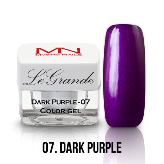 Mystic Nails - LeGrande Color Gel - no.007. - Dark Purple - 4g