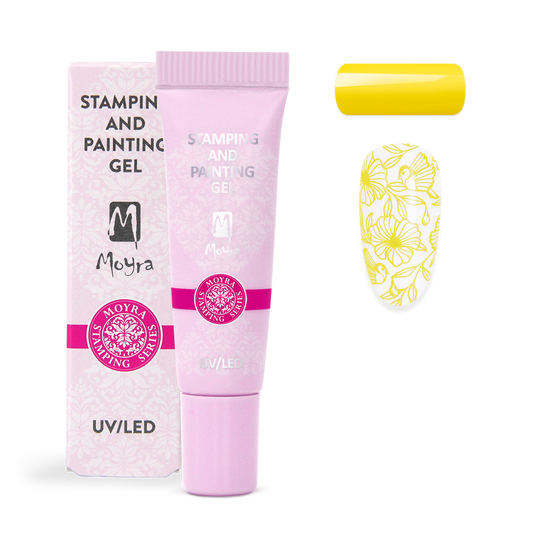 Moyra Stamping and painting gel - No.02 Yellow