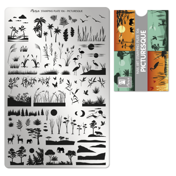 Moyra  Stamping Plate - 106 - Picturesque