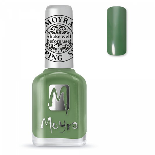 Moyra Stamping Nail Polish - SP14 - Dark green