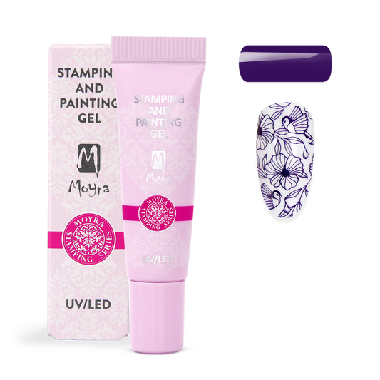Moyra Stamping and painting gel - No.05 Purple